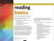 Tablet Screenshot of mhereadingbasics.com